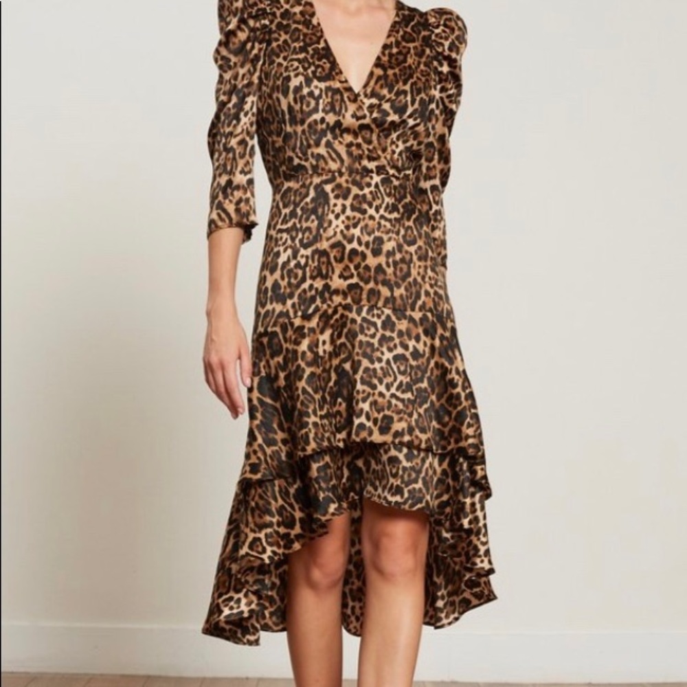 🔥FLASH SALE🔥Lucy Paris Animal Print Ruffle Dress
